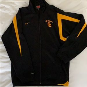USC Nike track jacket black and yellow